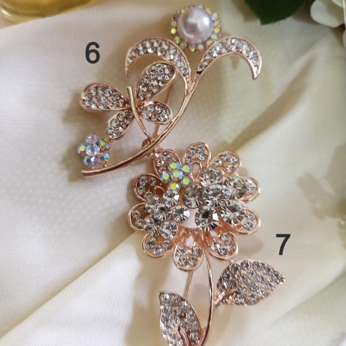 Fancy Rhinestones studded Scarf Pins - Spectrum Jewellery